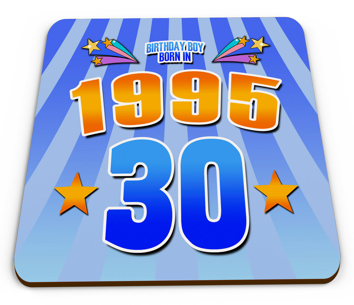 2025 Birthday Milestone - Year You Were Born Novelty Glossy Mug Coaster