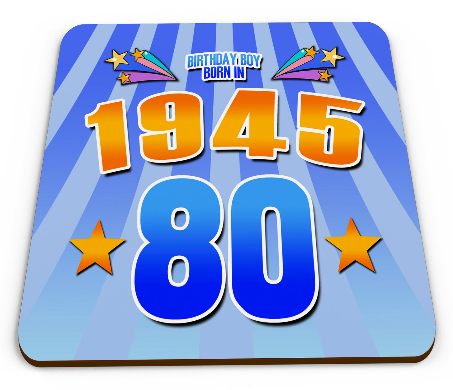 2025 Birthday Milestone - Year You Were Born Novelty Glossy Mug Coaster