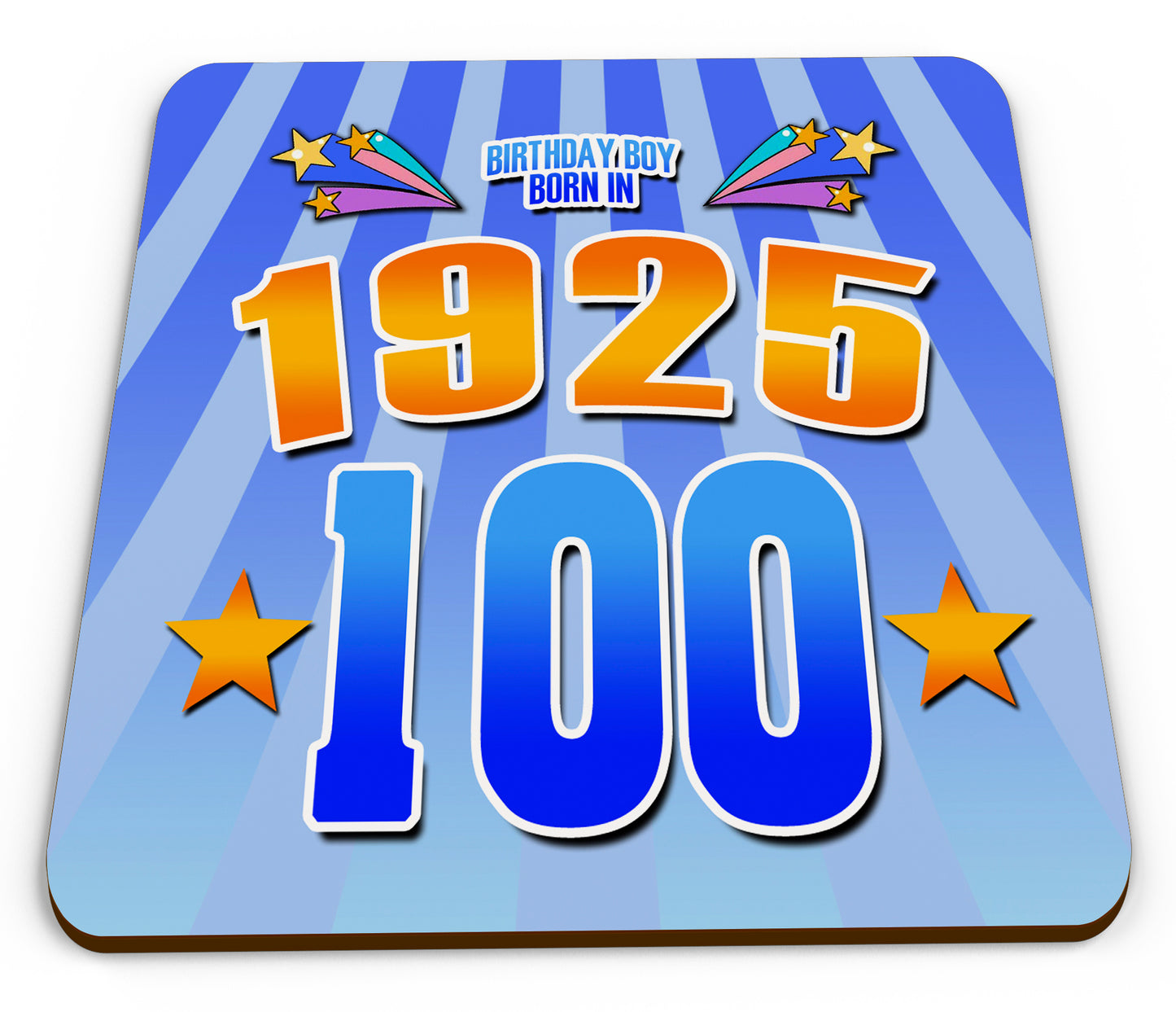 2025 Birthday Milestone - Year You Were Born Novelty Glossy Mug Coaster