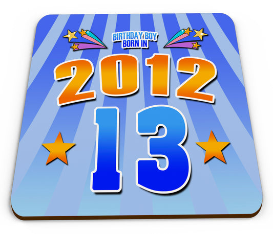2025 Birthday Milestone - Year You Were Born Novelty Glossy Mug Coaster