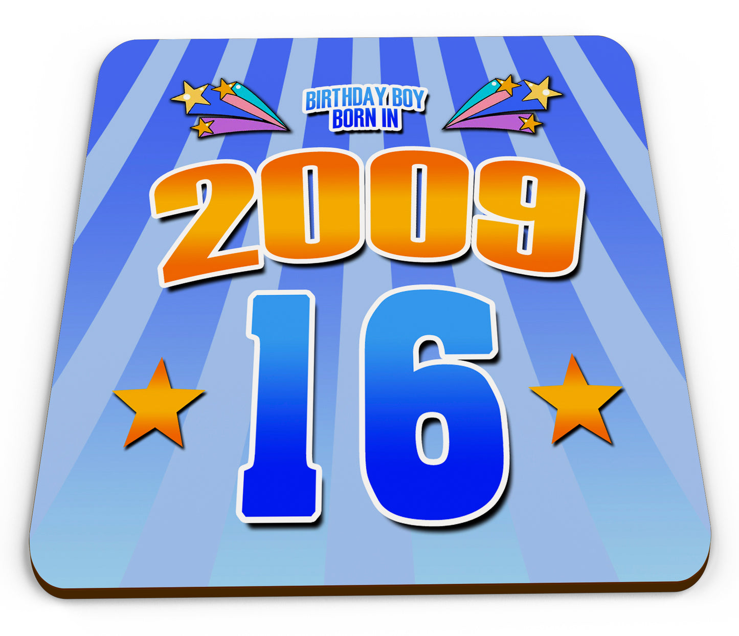 2025 Birthday Milestone - Year You Were Born Novelty Glossy Mug Coaster