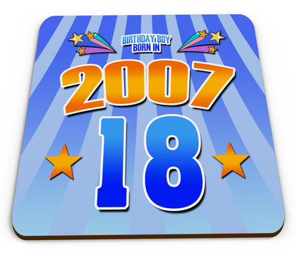 2025 Birthday Milestone - Year You Were Born Novelty Glossy Mug Coaster