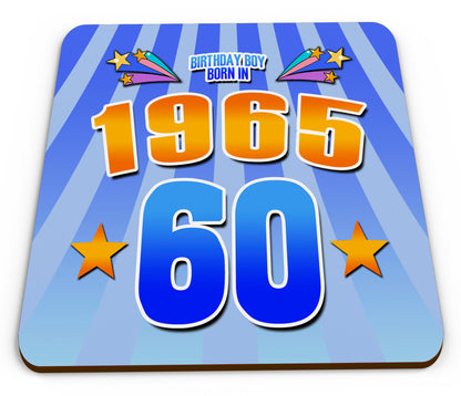 2025 Birthday Milestone - Year You Were Born Novelty Glossy Mug Coaster