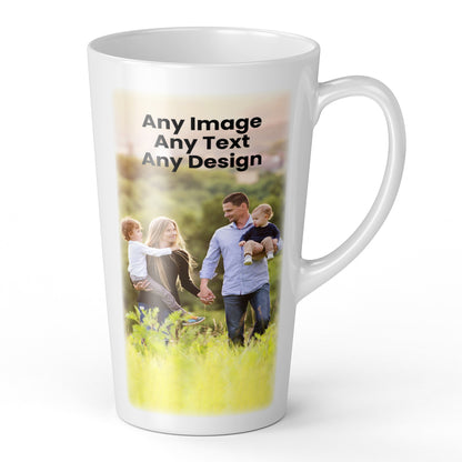 Personalised Any Image / Text / Design Novelty Ceramic Latte Mug