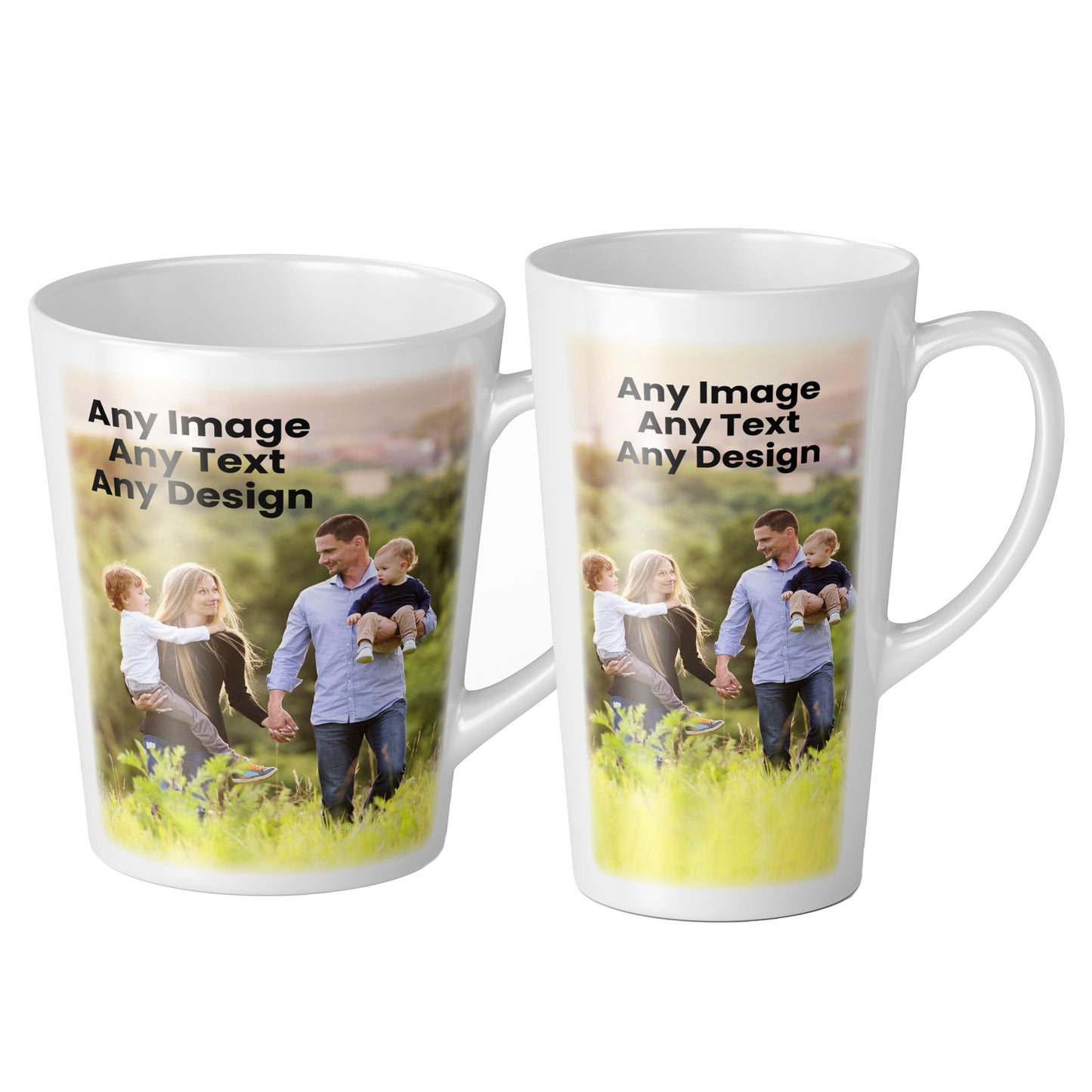 Personalised Any Image / Text / Design Novelty Ceramic Latte Mug