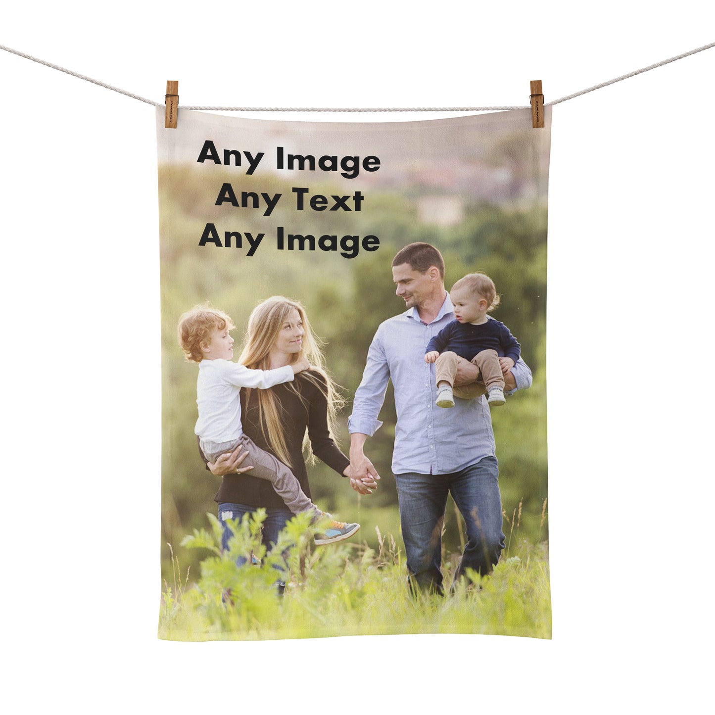 Personalised Any Image / Text / Design Novelty Tea Towel